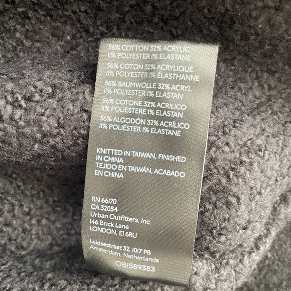 Anthropologie The Maeve Mock-Neck Color-Tipped Sweater M nwt - Picture 9 of 13